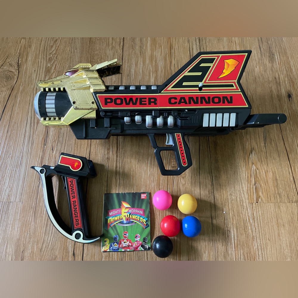 Vintage 90s BanDai Mighty Morphin Power Rangers Power Cannon with box